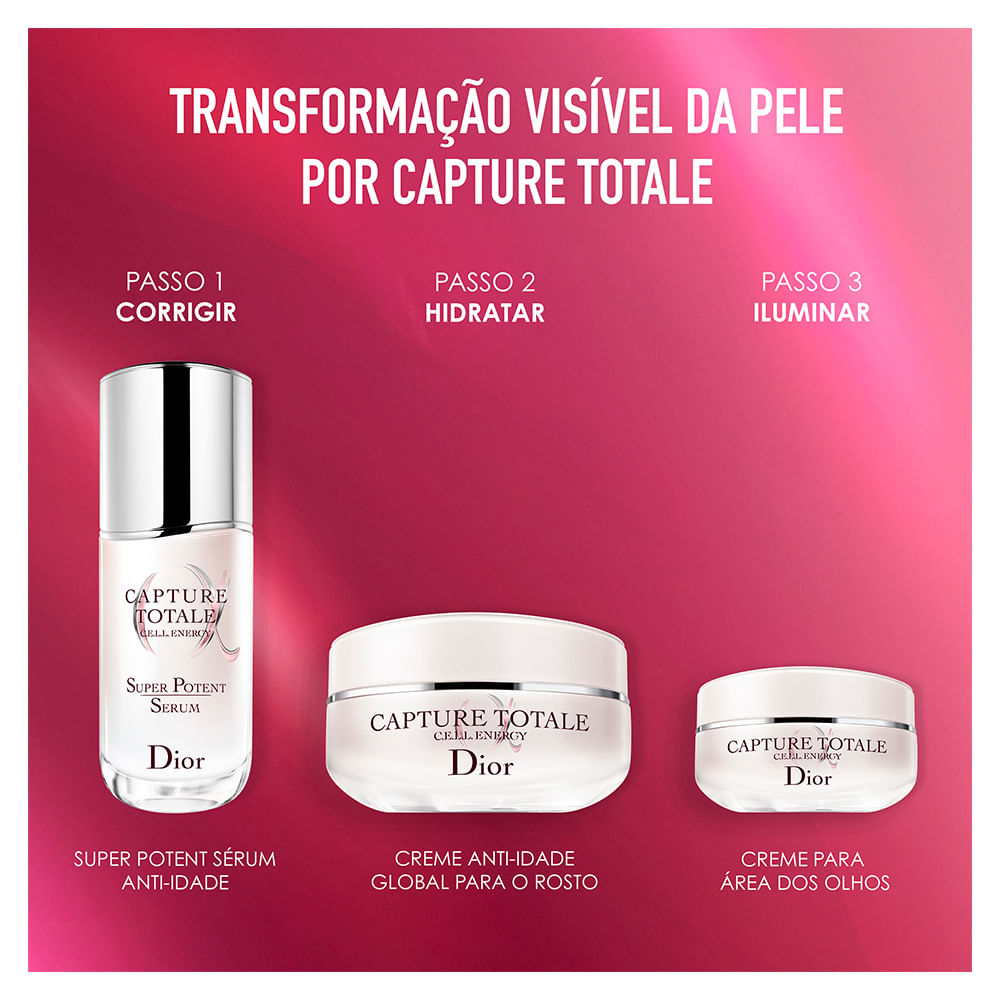 Kit Dior Care Capture Totale – Sérum + Creme Facial + Creme