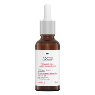 Sérum Facial Adcos - Vitamina C 15 + Ácido Hialurônico - 15ml Menor preço em Sérum Facial Adcos - Vitamina C 15 + Ácido Hialurônico - 15ml