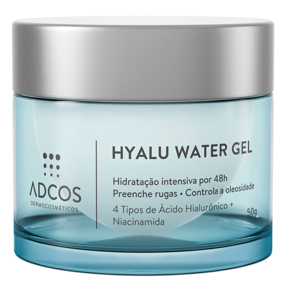 Hidratante Facial Adcos - Hyalu Water Gel - 50g