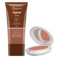 Episol Mantecorp Skincare Morena Mais Kit - Pó Compacto FPS50 + Protetor Solar FPS70 Kit