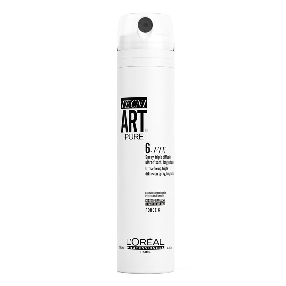 L’oréal Professionnel Tecni Art Pure 6 Fix – Spray Fixador Capilar - 250ml