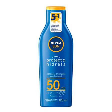 Protetor Solar NIVEA Sun Protect & Hidrata FPS50 - 125ml