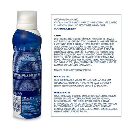 Espuma-de-Banho-NIVEA---Silk-Mousse-Creme-Care-200ml--2