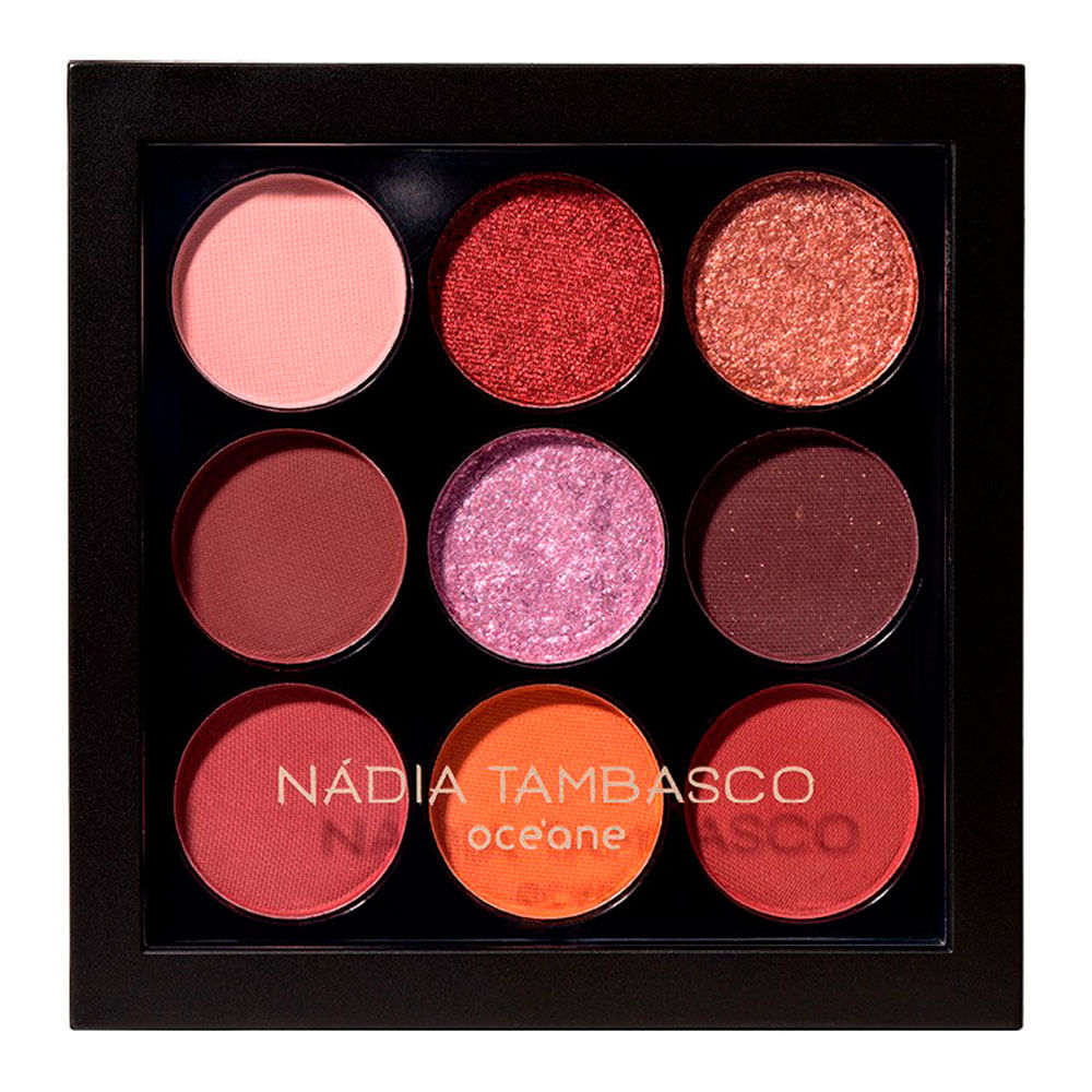 Paleta de Sombras Nádia Tambasco by Océane – To Go - Fire