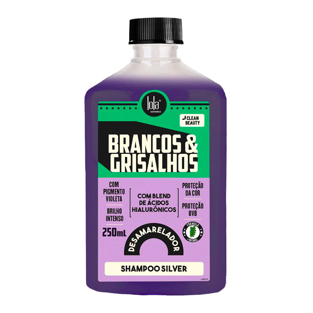 Lola Cosmetics Brancos & Grisalhos Shampoo Silver