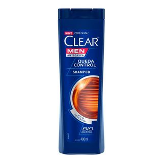 Clear Men Queda Control Shampoo Anticaspa - 400ml Menor preço em Clear Men Queda Control Shampoo Anticaspa - 400ml