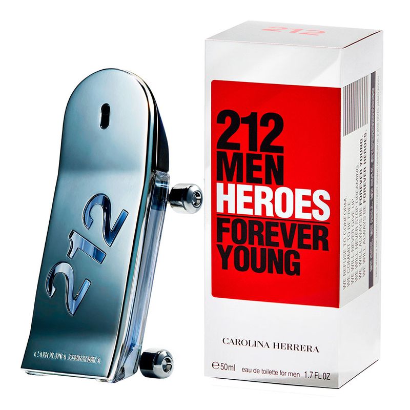 Perfume 212 Heroes Carolina Herrera Masculino EDT Epoca Cosmeticos