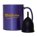 Violeta Cup Coletor Menstrual Kit – Coletor Menstrual Tipo A Preto + Caneca Kit