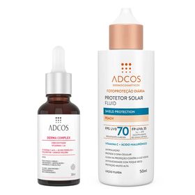 adcos-derma-complex-fluid-shield-protection-kit-serum-anti-idade-protetor-solar-peach
