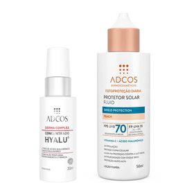 adcos-derma-complex-hyalu-6-fluid-shield-protection-kit-serum-facial-protetor-solar-peach