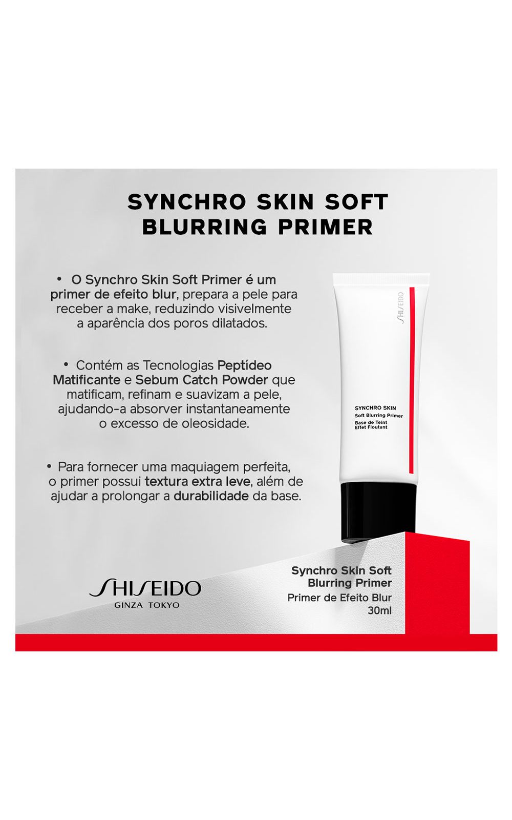 Foto 3 - Primer Facil Shiseido Synchro Skin Soft Blurring - 30 ml