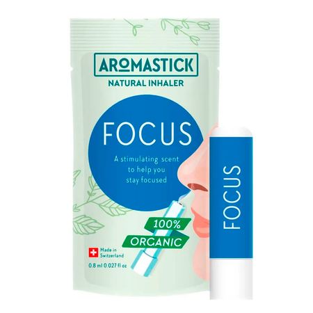 Inalador Nasal Orgânico AromaStick Focus - nenhuma