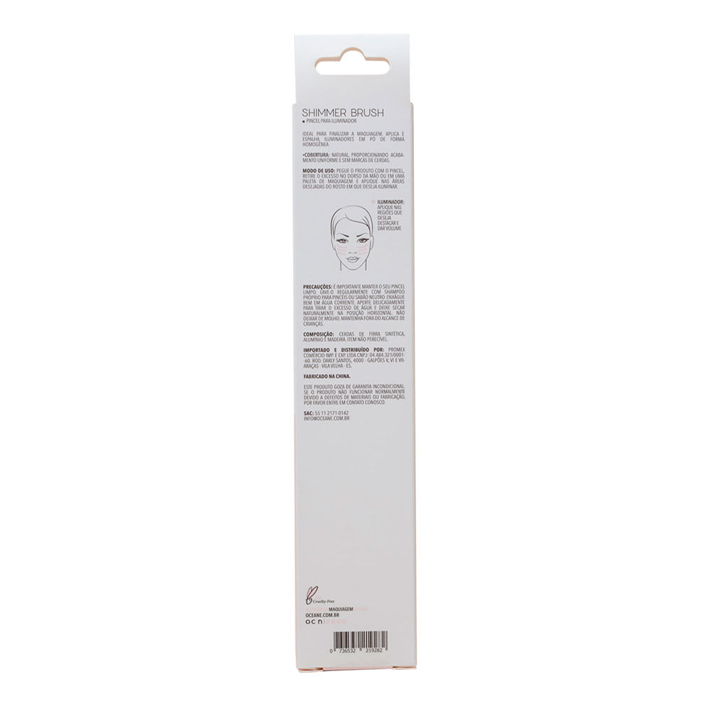 Pincel de Maquiagem Para Iluminador Océane - Shimmer Brush OCN6