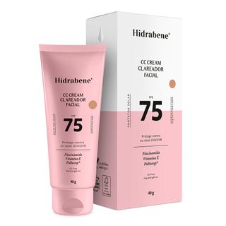 Protetor Solar Hidrabene CC Cream Facial Fps 75 - 40g Menor preço em Protetor Solar Hidrabene CC Cream Facial Fps 75 - 40g