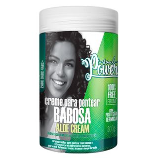 Soul Power Babosa Aloe Cream – Creme de Pentear Hidratante - 800g Menor preço em Soul Power Babosa Aloe Cream – Creme de Pentear Hidratante - 800g