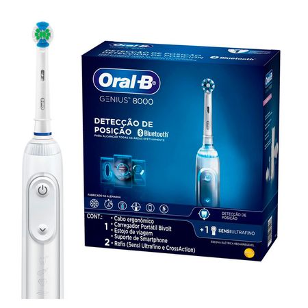 Oral-B-Genius-8000-Kit-–-Escova-Elétrica-+-2-Refis-Sensi-Ultrafino-e-CrossAction-Kit--1