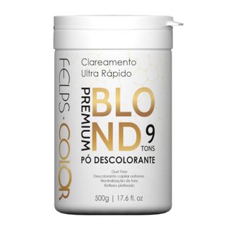 Felps Blond Premium - Pó Descolorante - 500g Menor preço em Felps Blond Premium - Pó Descolorante - 500g