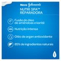 Hidratante Nutri Spa Reparadora Johnson's Soft Óleo de Amendoas, Argan e Karité 400ml