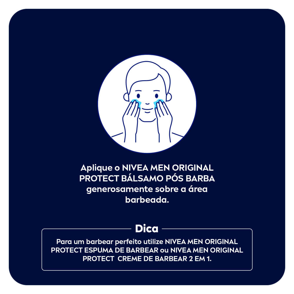 NIVEA MEN Bálsamo Pós Barba Original Protect