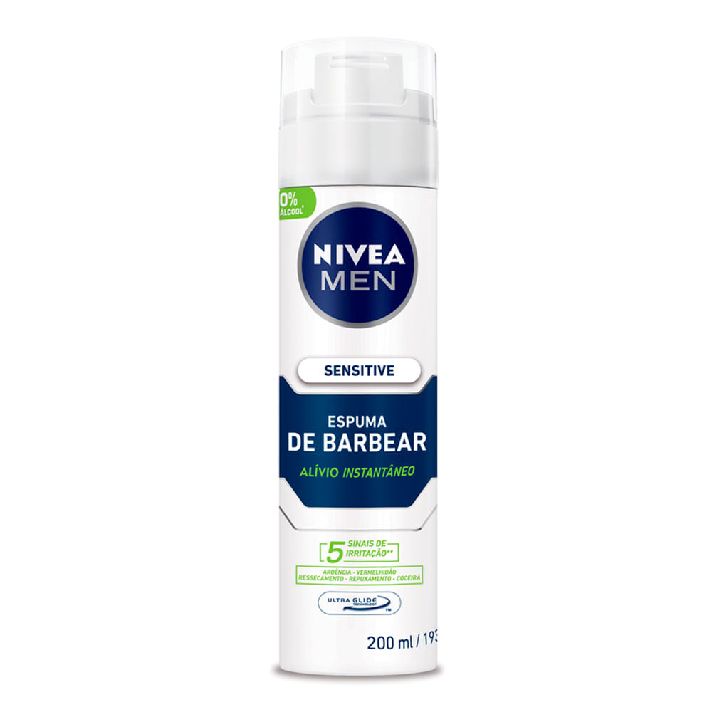 NIVEA MEN Espuma de Barbear Sensitive