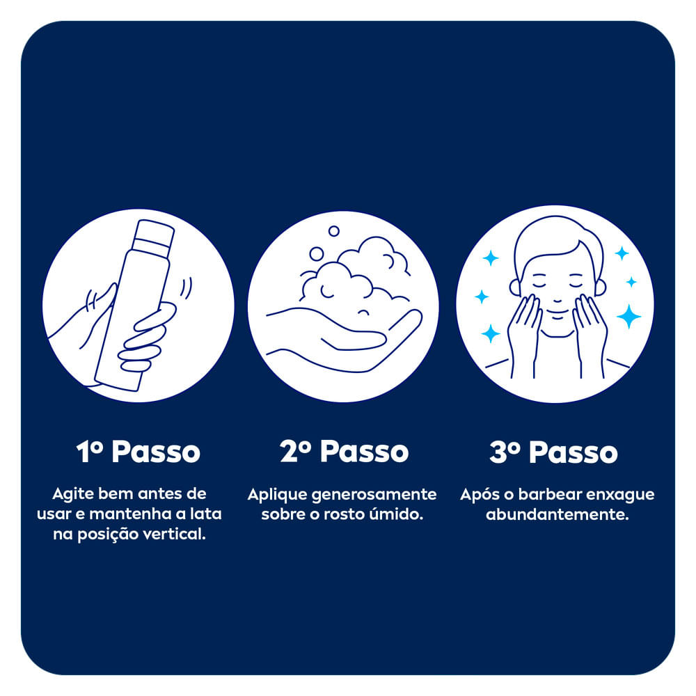 NIVEA MEN Espuma de Barbear Sensitive