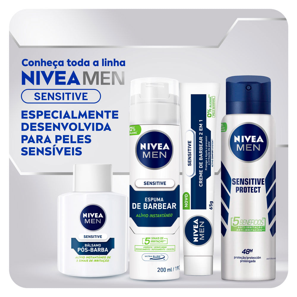 NIVEA MEN Espuma de Barbear Sensitive