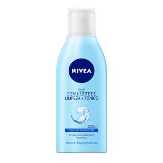 NIVEA Loção 2 em 1 - Leite de Limpeza Facial + Tônico Refrescante