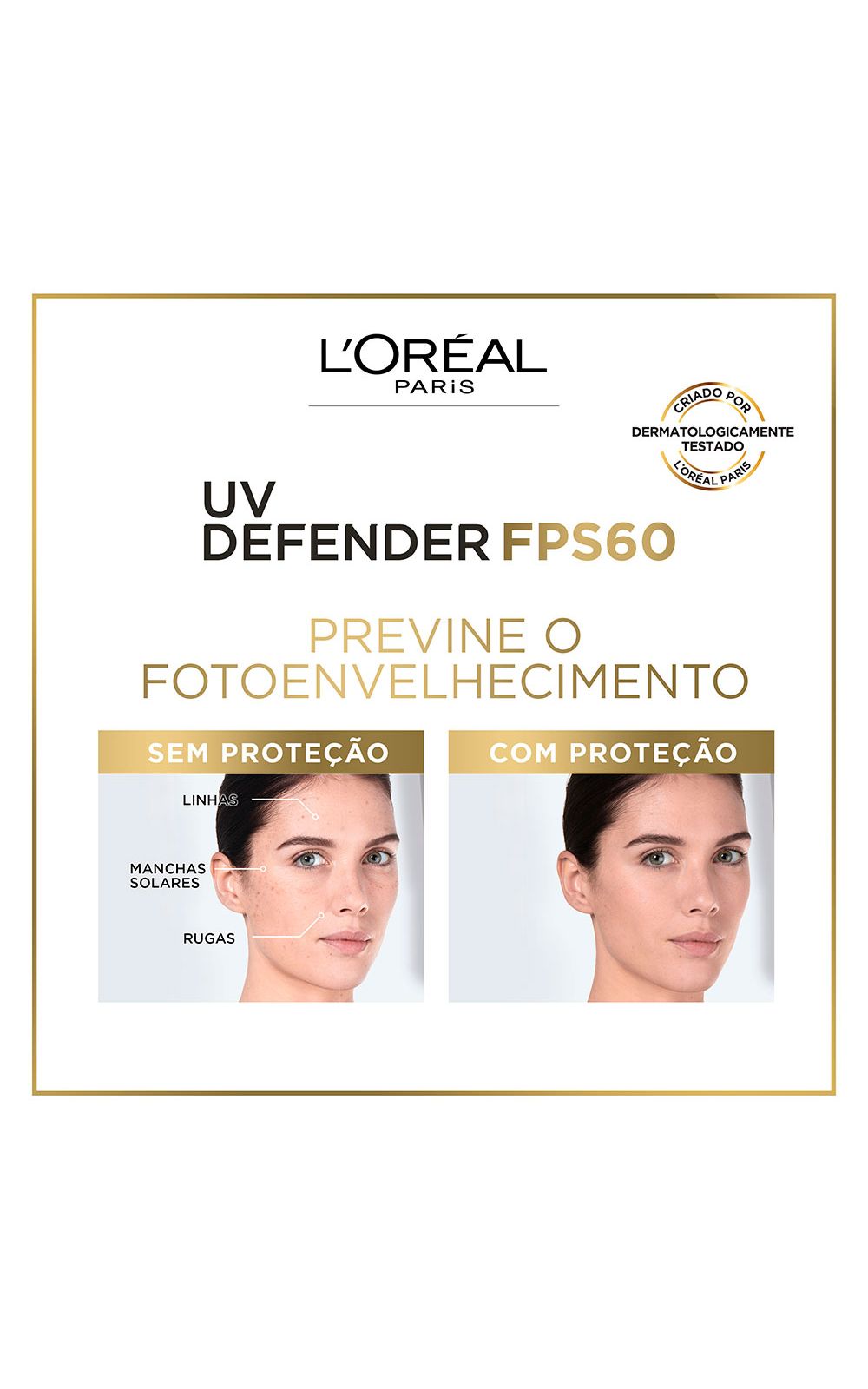 Foto 3 - Protetor Solar Facial L'Oréal Paris UV Defender Antioleosidade FPS60 - 40g