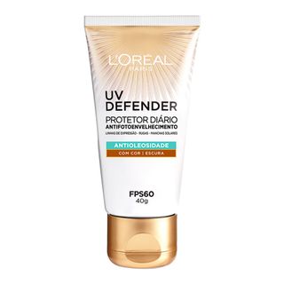 Protetor Solar Facial L'oréal Paris Uv Defender Antioleosidade Fps60 Escura