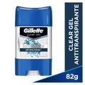 Desodorante Gillette Antitranspirante Clear Gel Antibacterial 82g