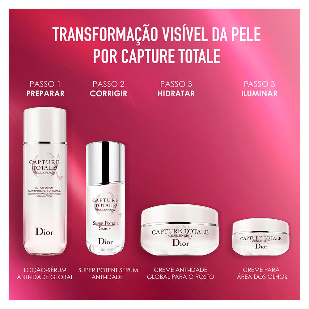 Loção Sérum Facial Dior Capture Totale - Época Cosméticos