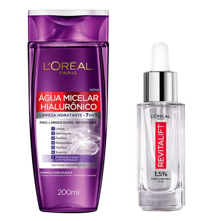 L'Oréal-Paris-Hialurônico-Kit---Água-Micelar-+-Sérum-Preenchedor-Kit--1