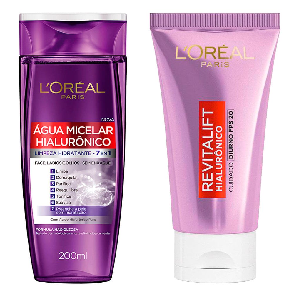 L'Oréal Paris Revitalift Hialurônico Kit - Creme Diurno + Creme Facial Anti-idade