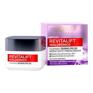 Creme Facial Antiidade L´Oreal Paris Revitalift Hialurônico Diurno - 49g Menor preço em Creme Facial Antiidade L´Oreal Paris Revitalift Hialurônico Diurno - 49g