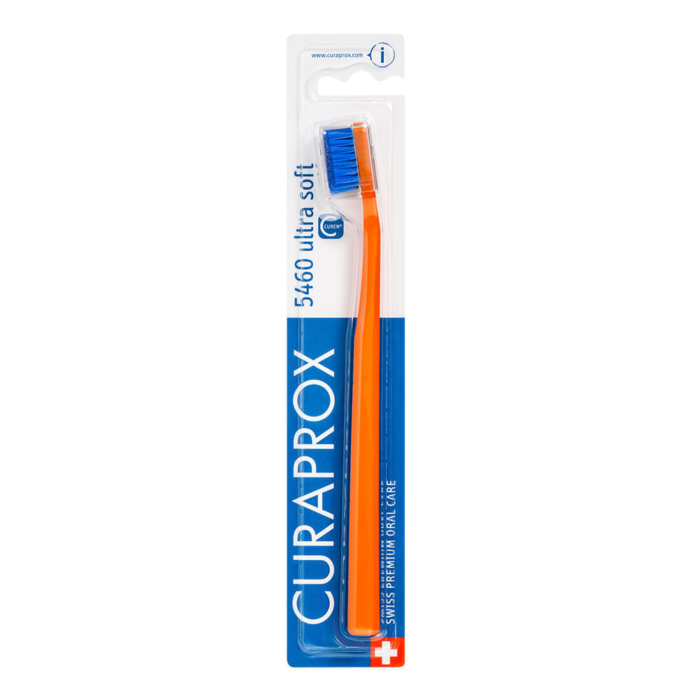 Ultra Soft CS5460B  Laranja e Azul Escuro Curaprox - Escova Dental