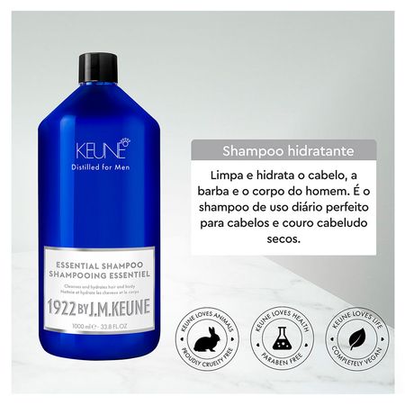 Keune-1922-Essential-Tamanho-Profissional---Shampoo-1L--2