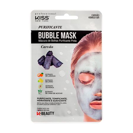 Máscara-Facial-Kiss-NY-–-Bubble-Mask-Carvão-1Un--1