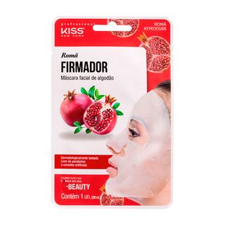 Máscara Facial Kiss NY - Máscara Facial de Algodão Romã - 1Un Menor preço em Máscara Facial Kiss NY - Máscara Facial de Algodão Romã - 1Un