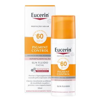 Eucerin Sun Pigment Control FPS 60 Protetor Solar Facial 50ml Menor preço em Eucerin Sun Pigment Control FPS 60 Protetor Solar Facial 50ml