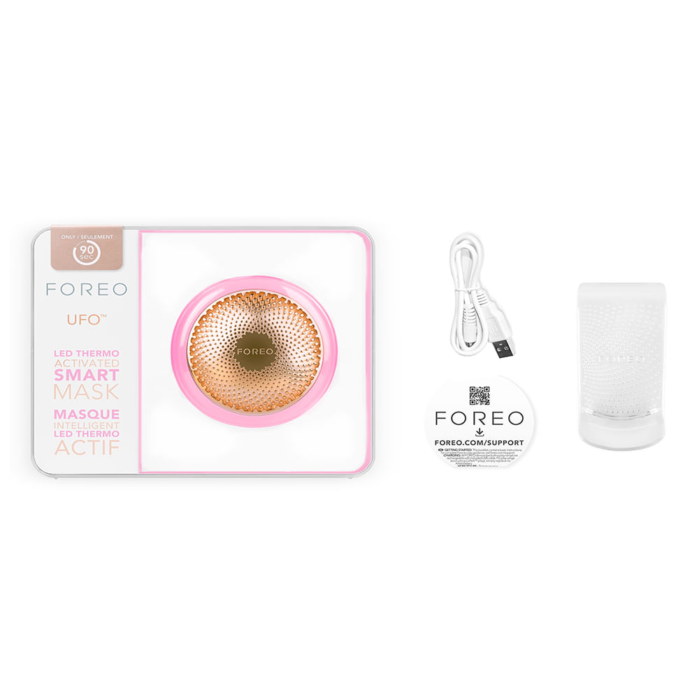 Aparelho de Aplicação de Máscara Faciais Foreo - UFO Pink - Época