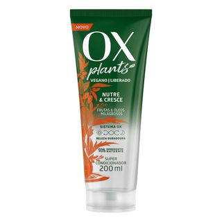OX Plants Nutre e Cresce Condicionador - 200ml Menor preço em OX Plants Nutre e Cresce Condicionador - 200ml
