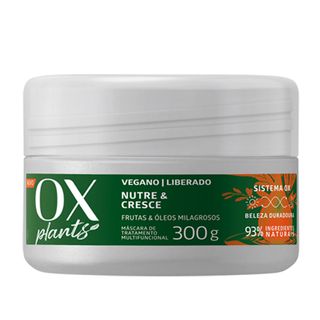Ox Plants Nutre e Cresce Máscara de tratamento Multifuncional - 300g Menor preço em Ox Plants Nutre e Cresce Máscara de tratamento Multifuncional - 300g
