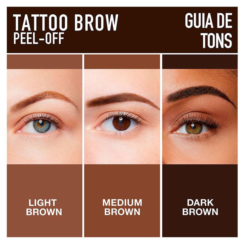 Gel De Sobrancelhas Maybelline Tattoo Brow Peel Off Tint Época