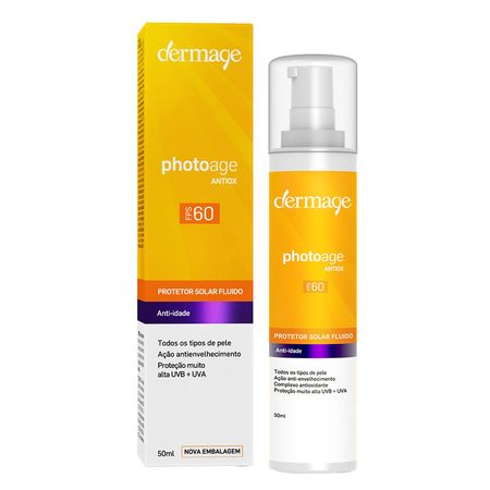 Protetor-Solar-Facial-Dermage---Photoage-Fluido-Antiox-FPS-60-50ml--2