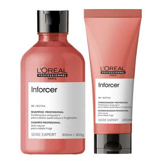 L'Oréal Professionnel Anti-quebra Inforcer - Shampoo + Condicionador - Kit Menor preço em L'Oréal Professionnel Anti-quebra Inforcer - Shampoo + Condicionador - Kit