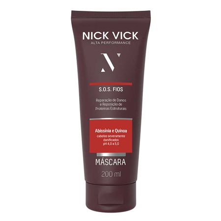 Nick-&-Vick-Pro-Hair-S.O.S-Fios-Abssinia-e-Quinoa---Máscara-de-Reconstrução-200g--1