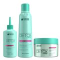 Richée Professional Detox Care Kit Loção Pré Shampoo + Shampoo + Máscara Multifuncional Kit