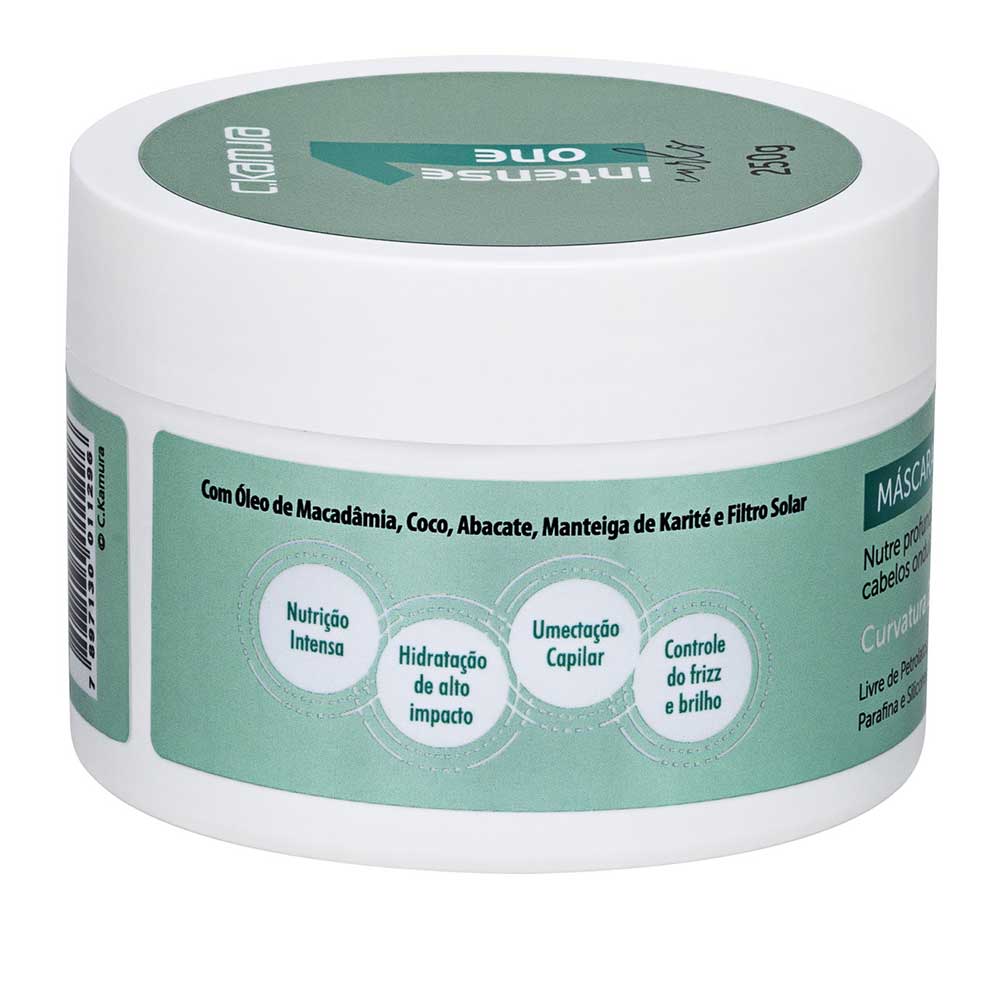 C.Kamura Intense One Curls Máscara Cabelos Cacheados
