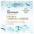 Protetor Solar Facial L'Oréal Paris UV Defender Antioleosidade FPS60 Escura