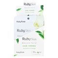 Máscara Facial de Tecido Ruby Rose Chá Verde 1Un